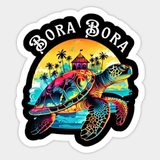 French Polynesia Bora Bora Sticker